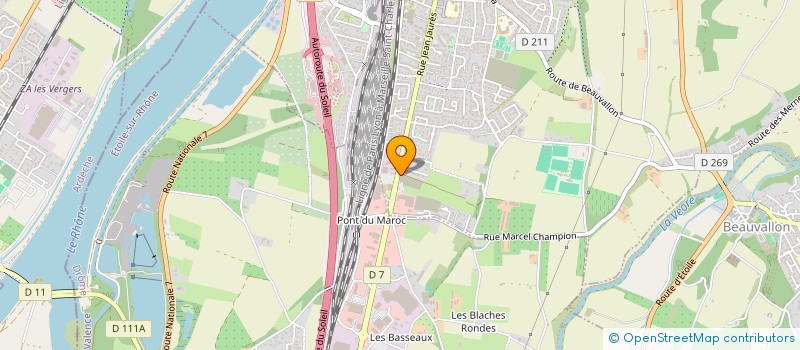 localisation de l'entreprise IMMOBILIERE VEZIRIAN  PORTES-LES-VALENCE