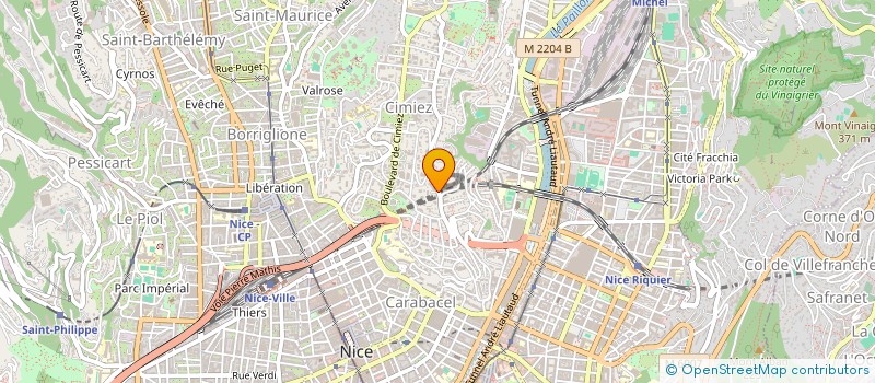 localisation de l'entreprise IMMOBILIERE VICTOIRE ET COMPAGNIE à NICE