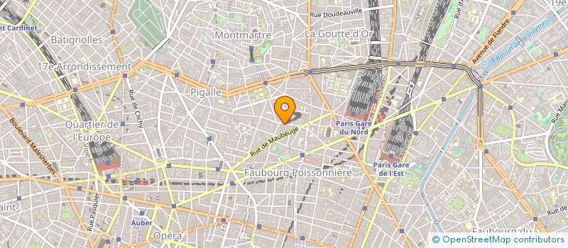 localisation de l'entreprise IMMOBILIERE VICTOR HUGO à PARIS