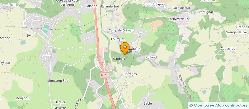 localisation de l'entreprise IMMOBILIERE VIDAL  PUJOLS