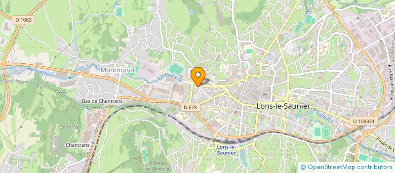 localisation de l'entreprise IMMOBILIERE VOYEMANT 2018  LONS-LE-SAUNIER