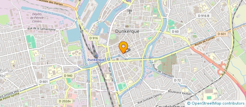 localisation de l'entreprise IMMOBILIERE WIMILLE à DUNKERQUE