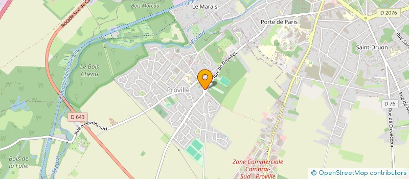 localisation de l'entreprise IMMOBILIERES DE LABORATOIRES à PROVILLE
