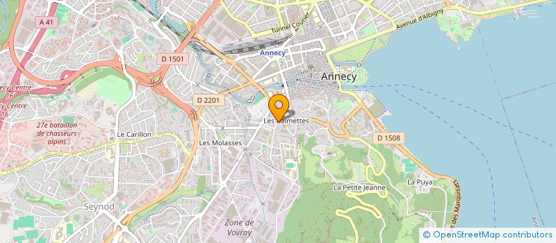 localisation de l'entreprise IMMOBILIERSURPLAN à ANNECY