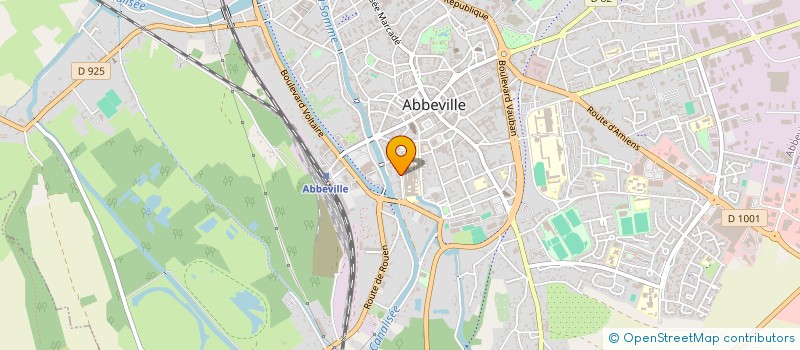localisation de l'entreprise IMMOBILILER DE L'ISLE à ABBEVILLE