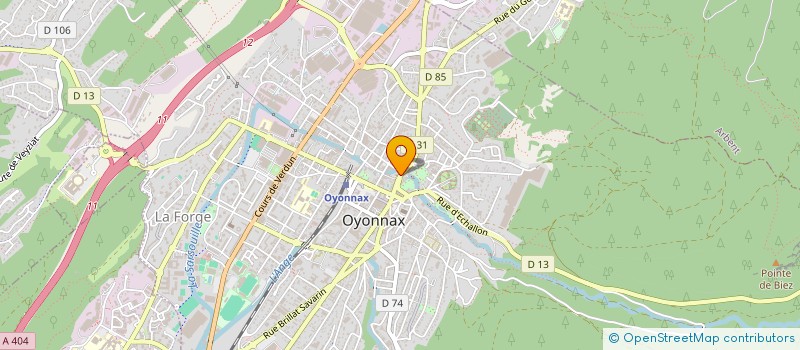 localisation de l'entreprise IMMOBILIS à OYONNAX