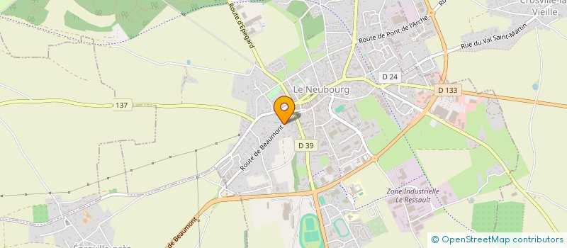 localisation de l'entreprise IMMOBILIS  LE NEUBOURG