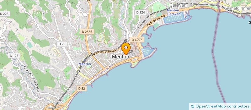 localisation de l'entreprise IMMOBILTREND à MENTON
