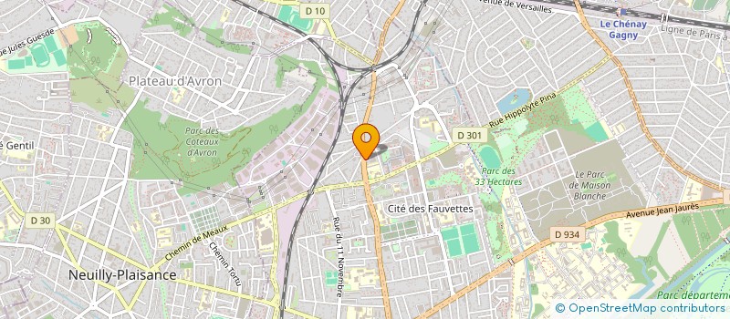 localisation de l'entreprise IMMOBILUM à NEUILLY-SUR-MARNE