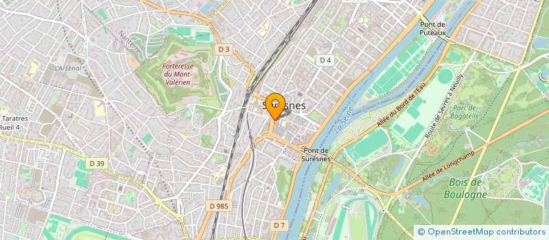 localisation de l'entreprise IMMOBIO 3 à SURESNES