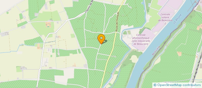 localisation de l'entreprise IMMOBIO& CO  JONQUIERES-SAINT-VINCENT