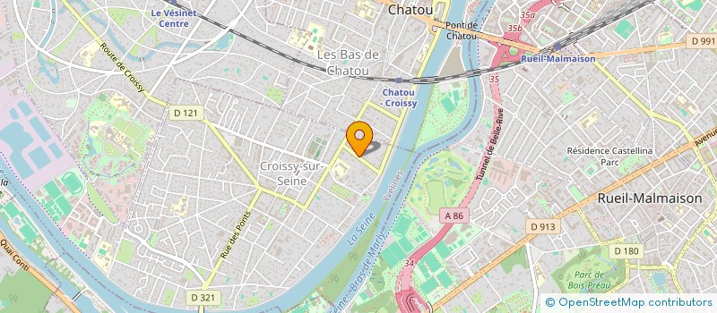 localisation de l'entreprise IMMOBIO HERBLAY  CROISSY-SUR-SEINE