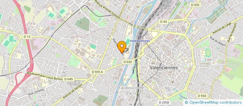 localisation de l'entreprise IMMOBIS  VALENCIENNES