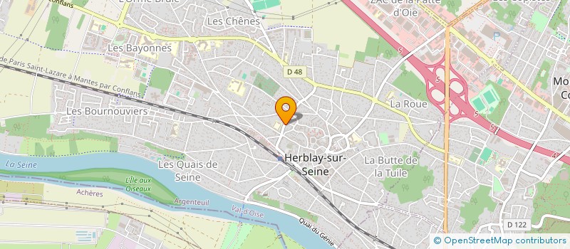 localisation de l'entreprise IMMOBIS  HERBLAY-SUR-SEINE