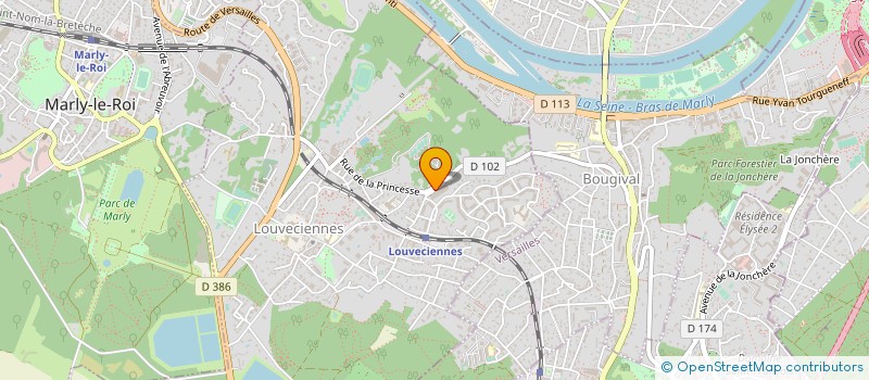 localisation de l'entreprise IMMOBJECTIF à RUEIL-MALMAISON