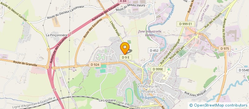 localisation de l'entreprise IMMOBLIN  VILLEDIEU-LES-POELES-ROUFFIGNY