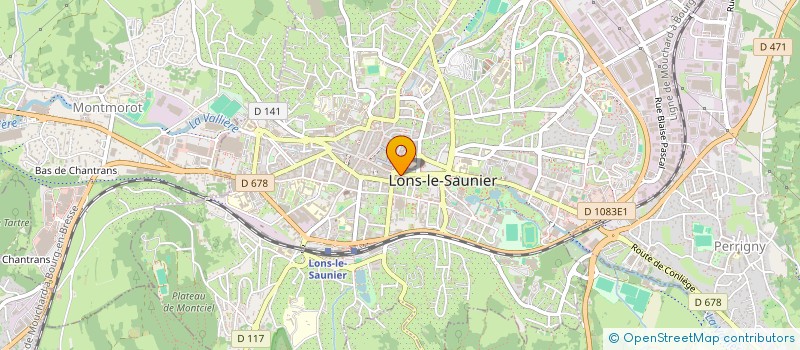 localisation de l'entreprise IMMOBLSG  LONS-LE-SAUNIER