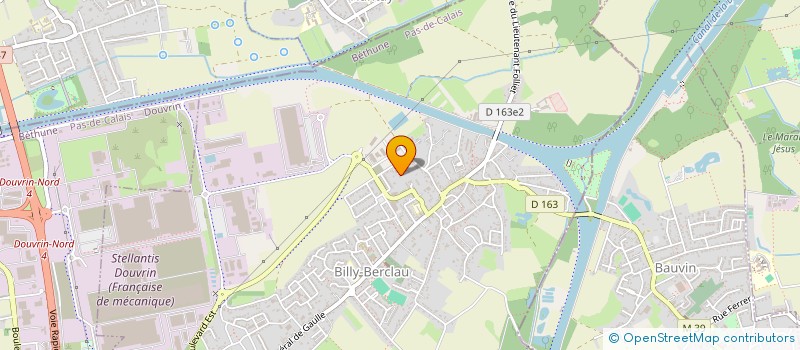 localisation de l'entreprise IMMOBOIS  BILLY-BERCLAU