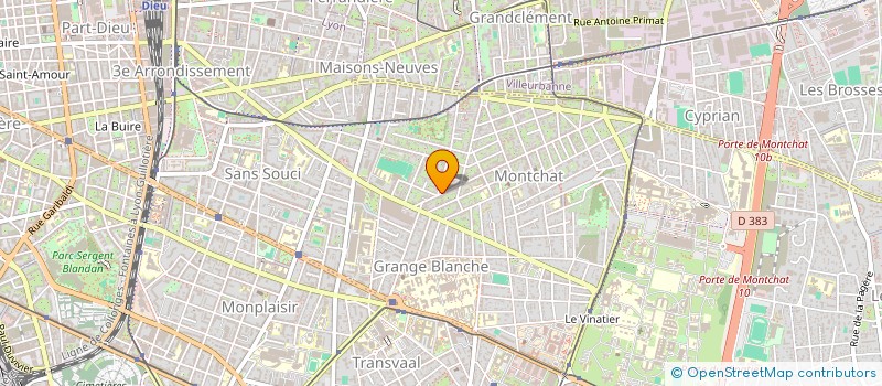 localisation de l'entreprise IMMOBRAC  LYON