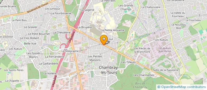 localisation de l'entreprise IMMOC  CHAMBRAY-LES-TOURS