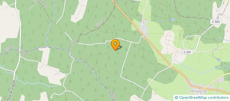 localisation de l'entreprise IMMOCA  ANTAGNAC