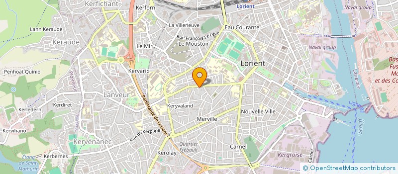 localisation de l'entreprise IMMOCAB  LORIENT