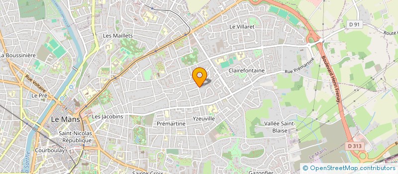 localisation de l'entreprise IMMOCALHUN72  LE MANS