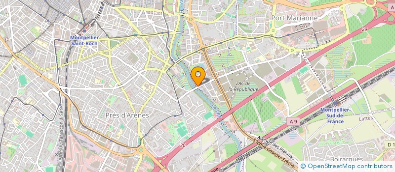 localisation de l'entreprise IMMOCALMELS  MONTPELLIER