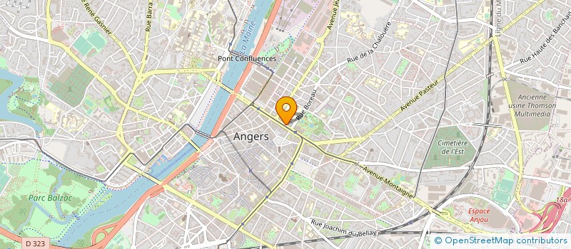 localisation de l'entreprise IMMOCAMP à ANGERS