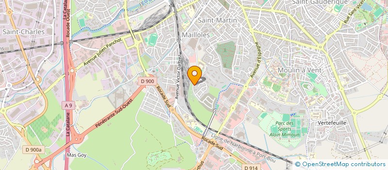 localisation de l'entreprise IMMOCANDAN à PERPIGNAN