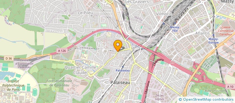 localisation de l'entreprise IMMOCANPA à PALAISEAU