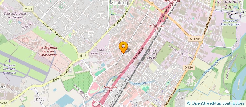 localisation de l'entreprise IMMOCAP à TOULOUSE