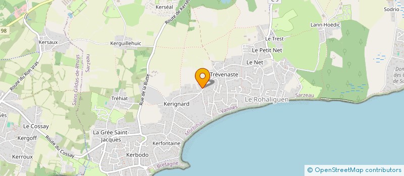 localisation de l'entreprise IMMOCAR  SARZEAU