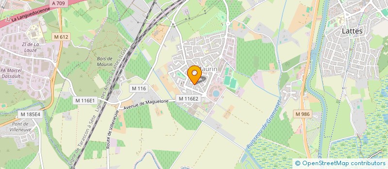 localisation de l'entreprise IMMOCCITANIE  LATTES