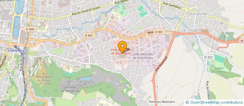 localisation de l'entreprise IMMOCEC  CHERBOURG-EN-COTENTIN