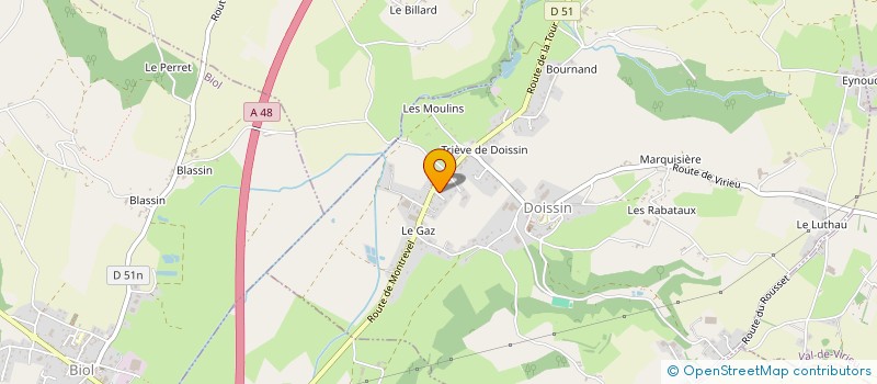 localisation de l'entreprise IMMOCELO  DOISSIN