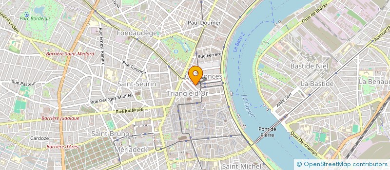 localisation de l'entreprise IMMOCENTER  BORDEAUX