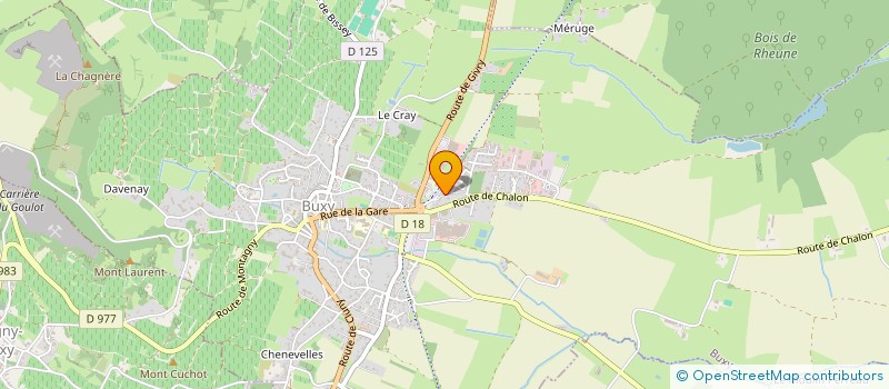 localisation de l'entreprise IMMOCHAMILLY  BUXY