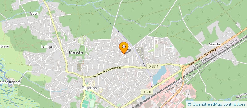 localisation de l'entreprise IMMOCHER  BIGANOS