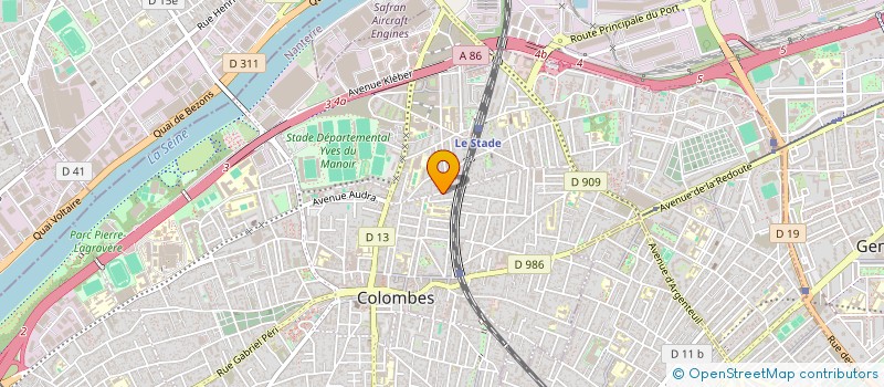 localisation de l'entreprise IMMOCHIPS à COLOMBES