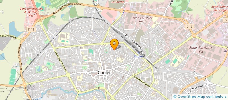 localisation de l'entreprise IMMOCHRIS à CHOLET