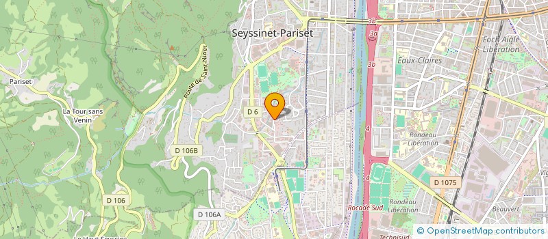 localisation de l'entreprise IMMOCITY 13-19  SEYSSINET-PARISET