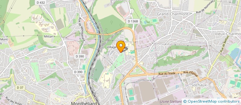 localisation de l'entreprise IMMOCITY  MONTBELIARD