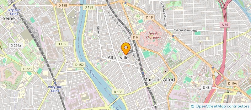 localisation de l'entreprise IMMOCITY à ALFORTVILLE