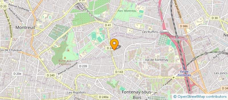 localisation de l'entreprise IMMOCLA à FONTENAY-SOUS-BOIS