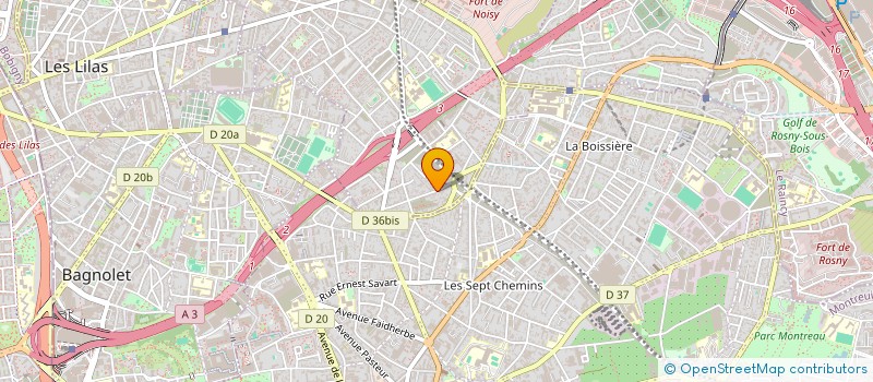 localisation de l'entreprise IMMOCLAP à ROMAINVILLE