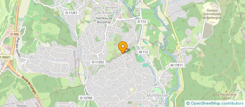 localisation de l'entreprise IMMOCLED  MONTFERRIER-SUR-LEZ