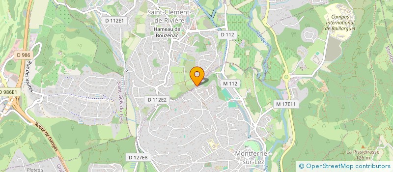 localisation de l'entreprise IMMOCLED  MONTFERRIER-SUR-LEZ