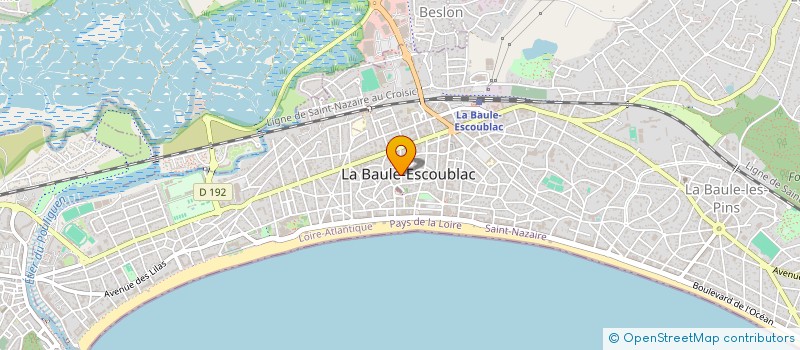 localisation de l'entreprise IMMOCLEPH à LA BAULE-ESCOUBLAC