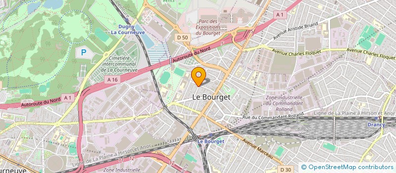 localisation de l'entreprise IMMOCO à LE BOURGET